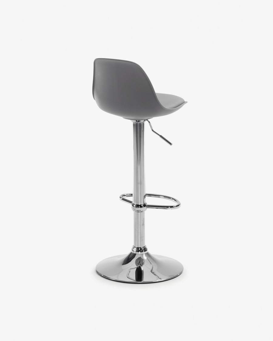 Orlando-T barstool grey height 60-82 cm