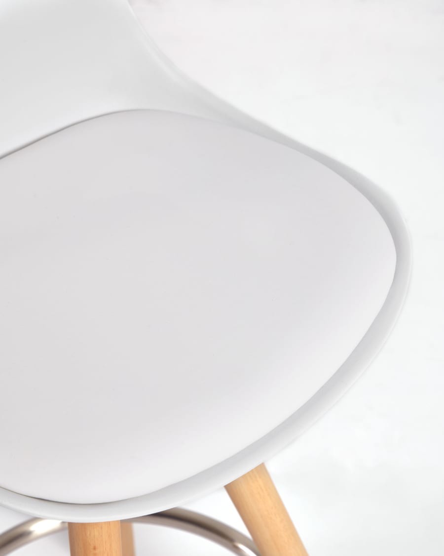 White Slad barstool height 65 cm