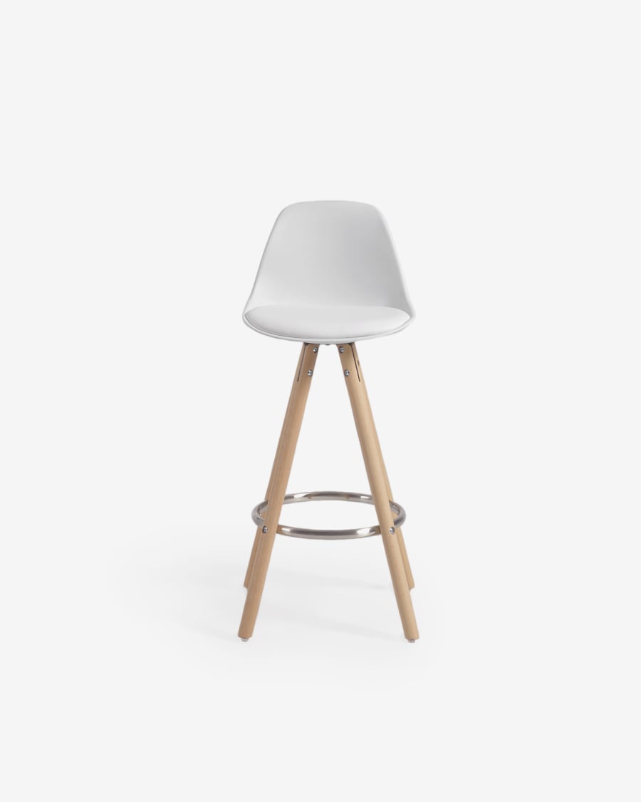 White Slad barstool height 65 cm