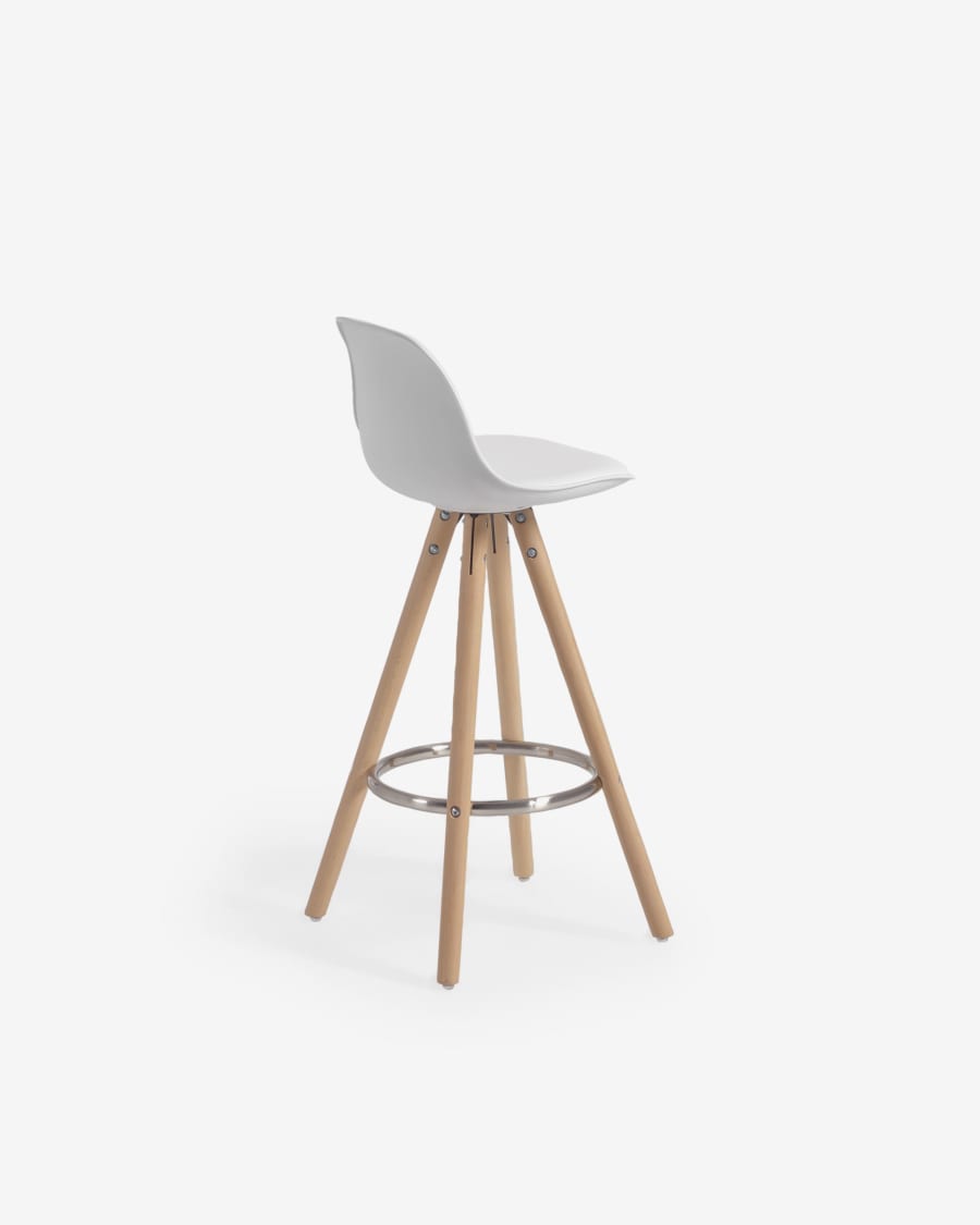 White Slad barstool height 65 cm