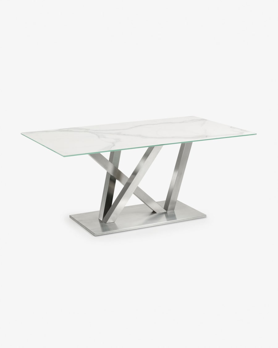 Nyc table 180x100, Inox. Matt Kalos