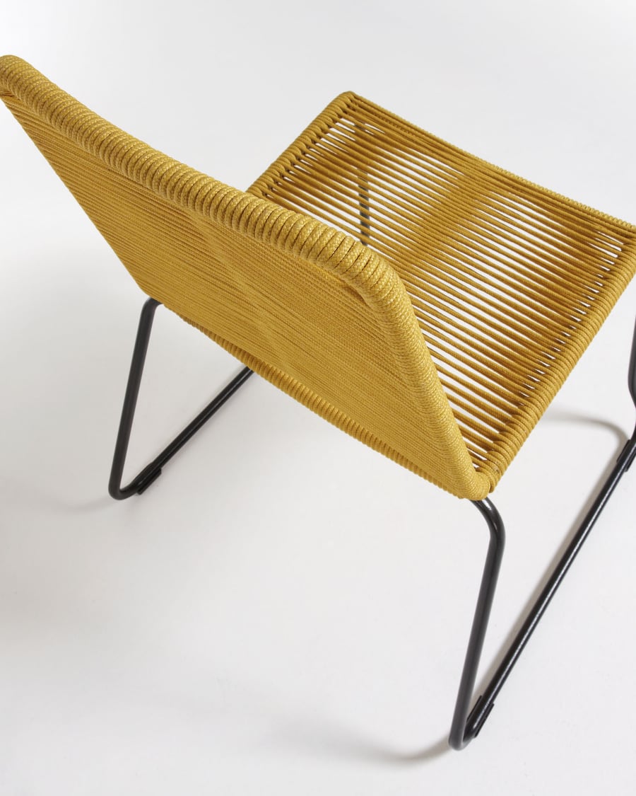 Mustard Amirah chair