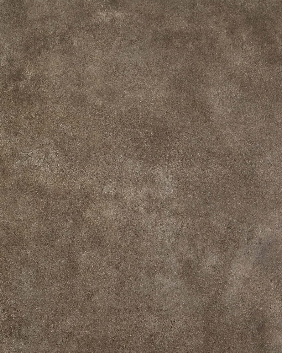 Axis Ausziehtisch Feinsteinzeug Vulcano Ceniza Finish Stahlbeine in Weiß 140 (200) cm
