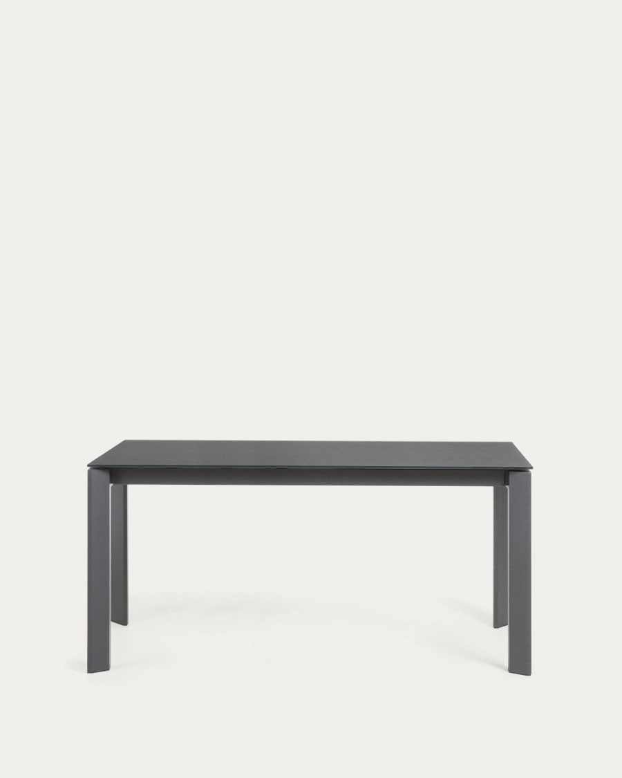 Black rectangle kitchen sales table