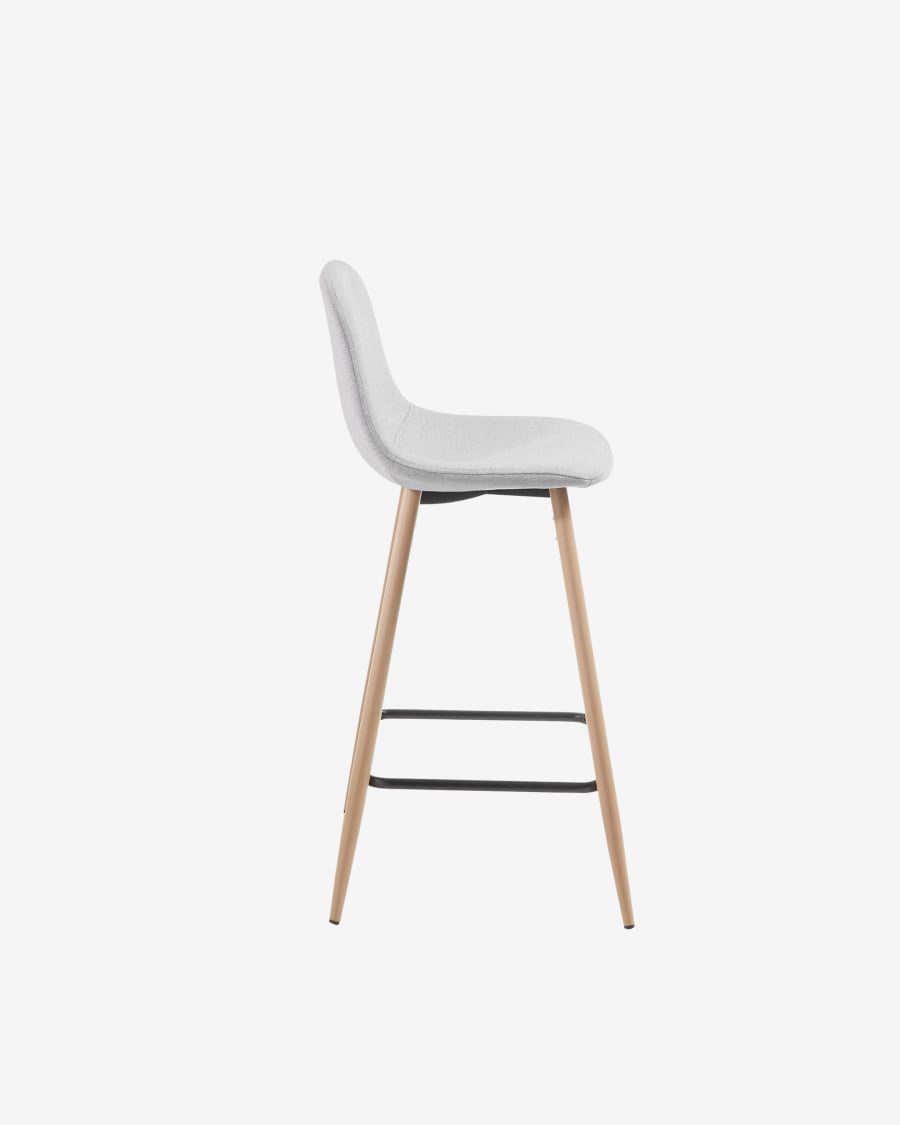 Light grey Nolite stool height 65 cm