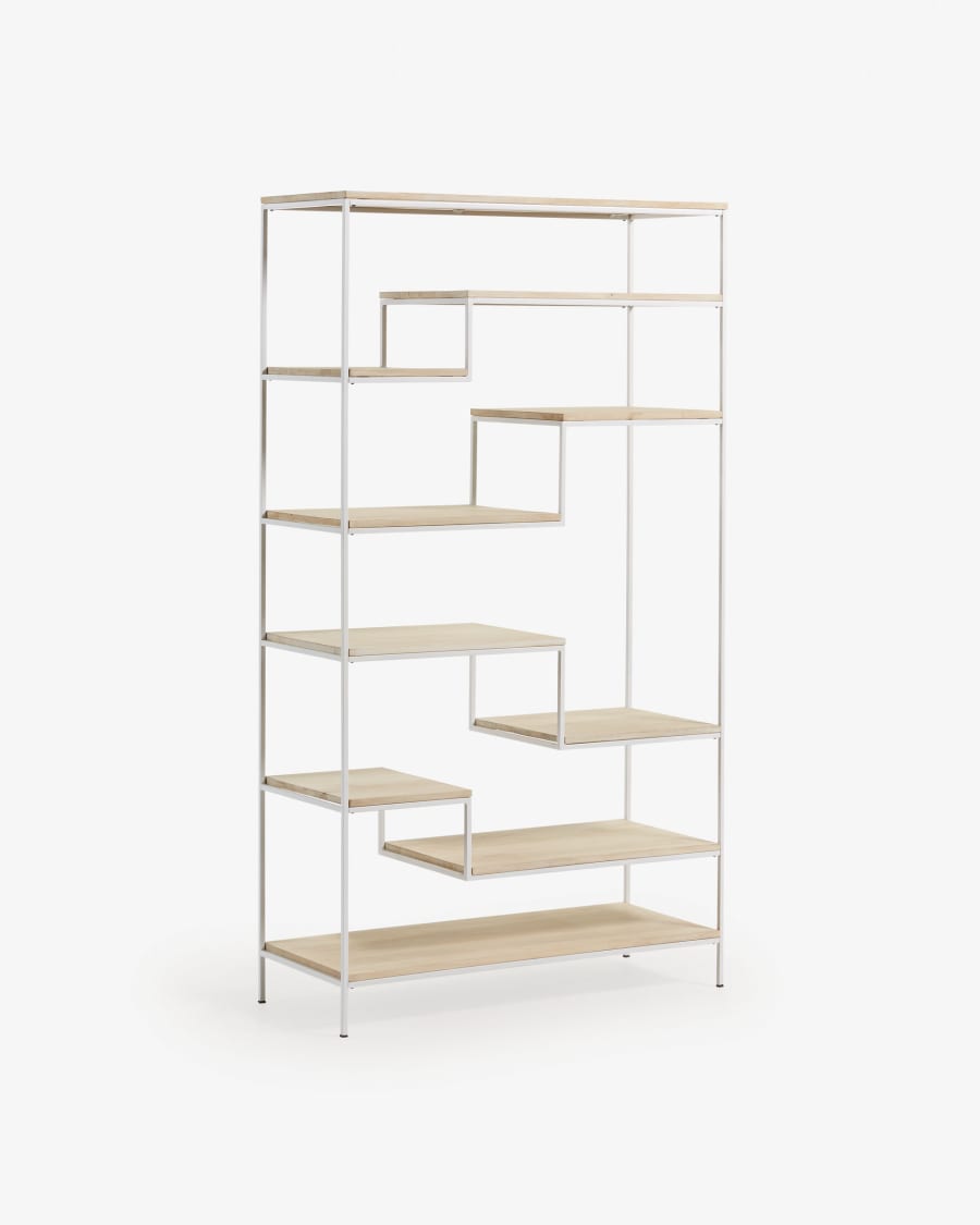 Push shelving unit 100 x 180 cm white