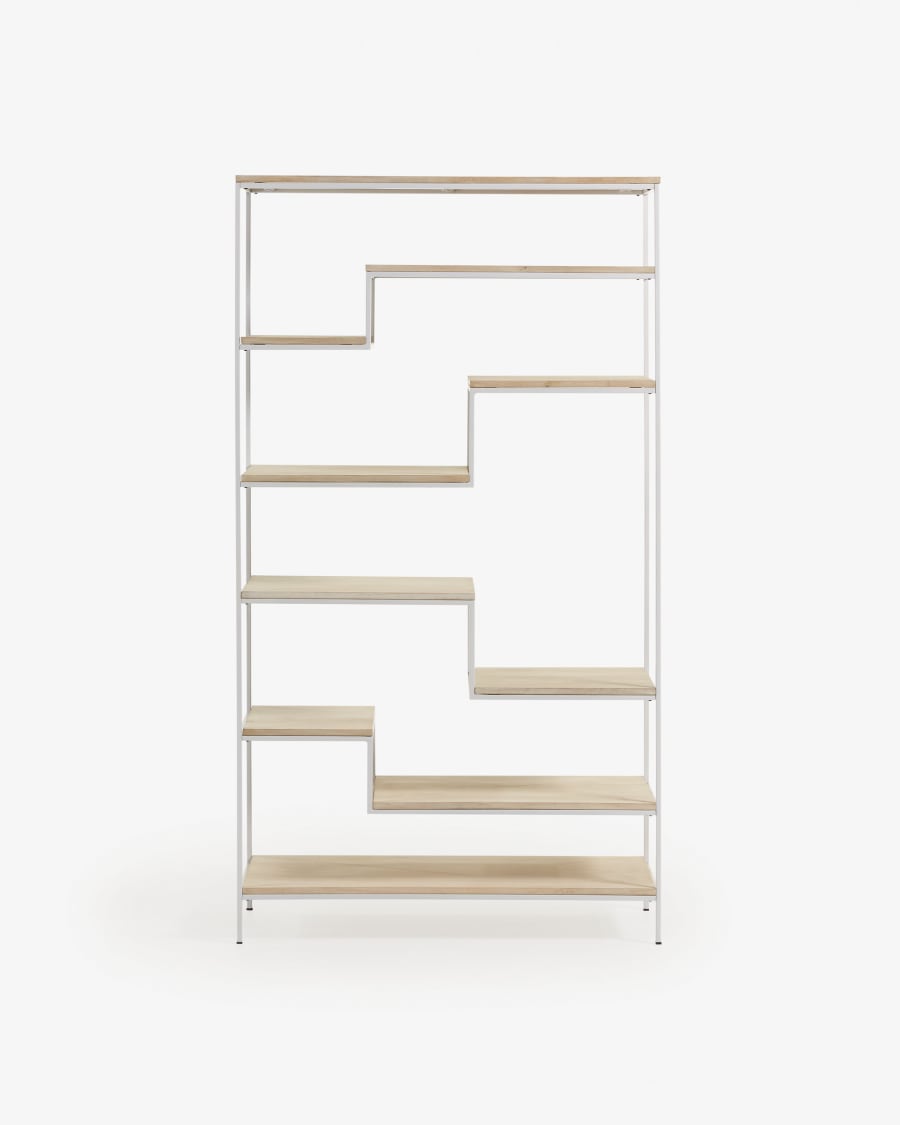 Push shelving unit 100 x 180 cm white