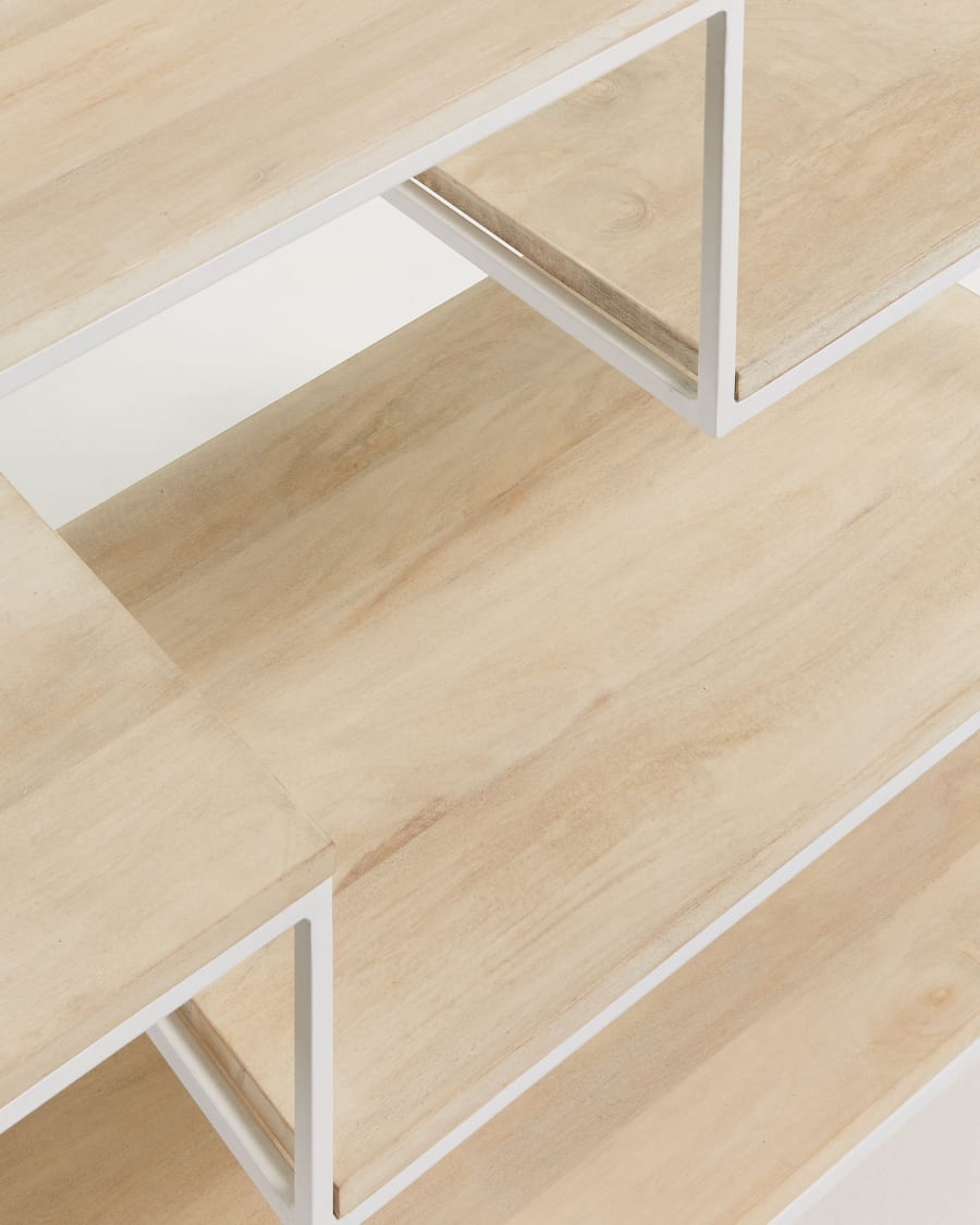 Push shelving unit 100 x 180 cm white