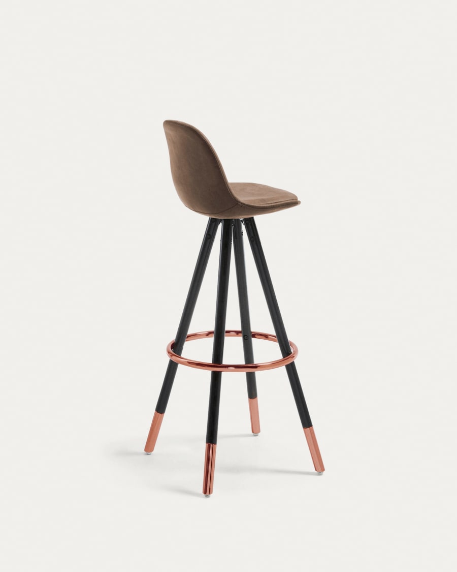 Brown Slad barstool height 75 cm