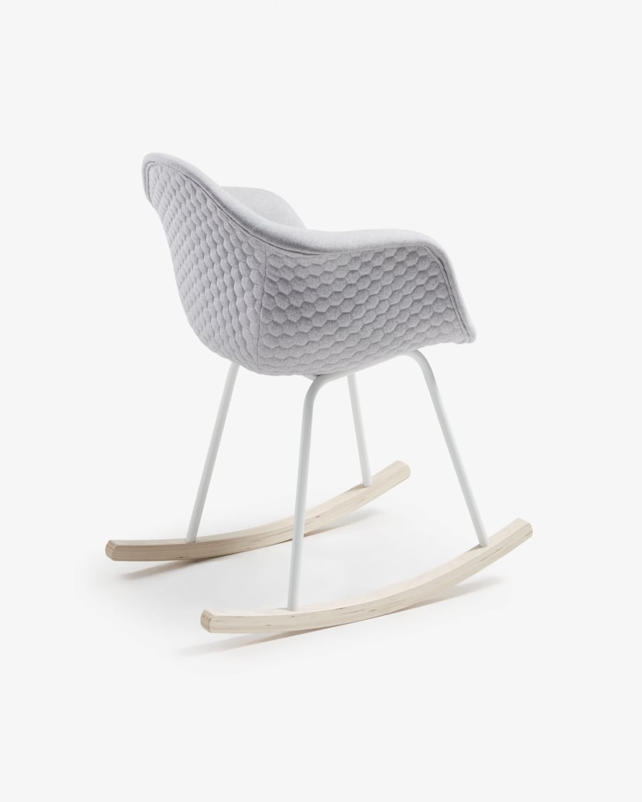 Light grey Kevya rocking chair