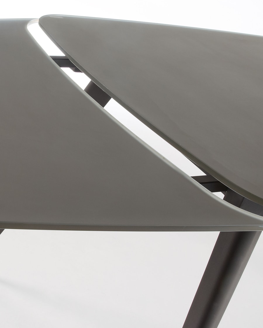 Smoth extendable table 140 (210) x 88 cm graphite