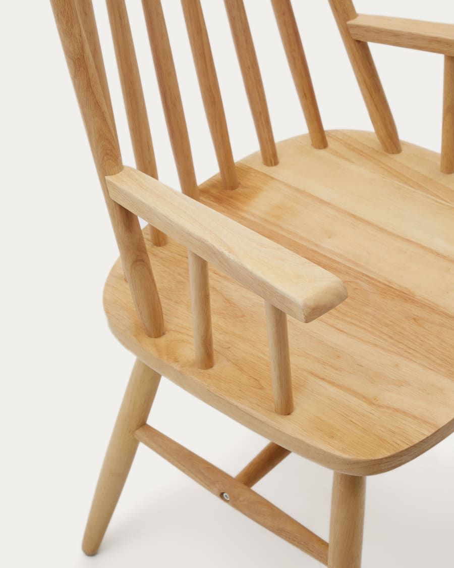 Tressia chair natural with armrests