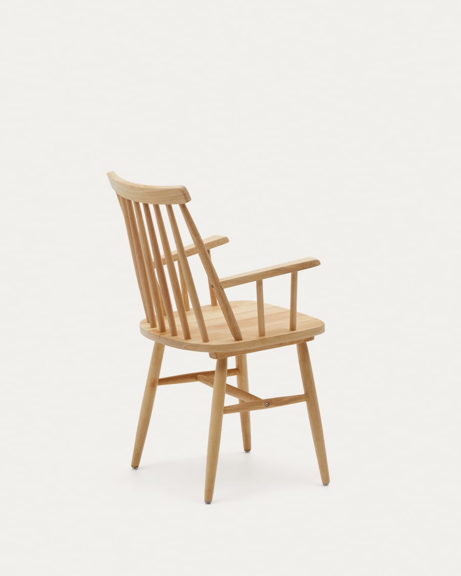 Tressia chair natural with armrests