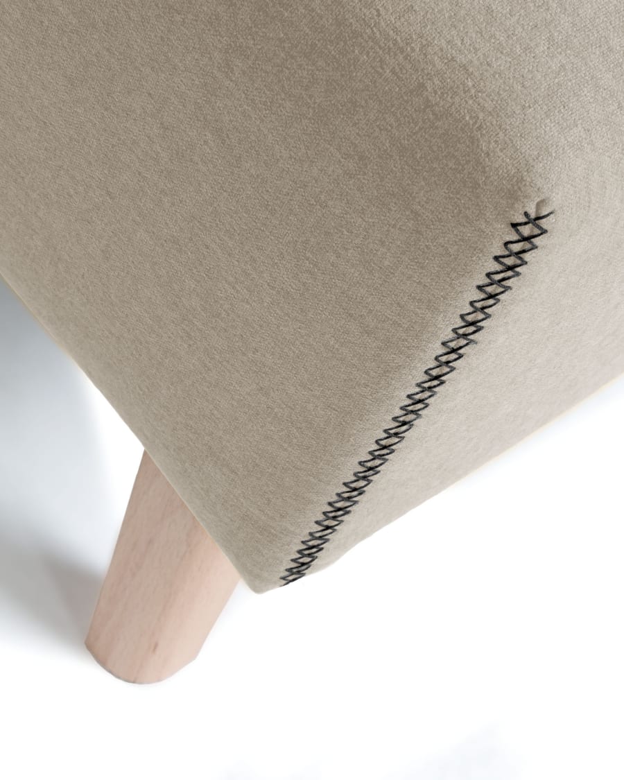 Beige bench cover Dyla