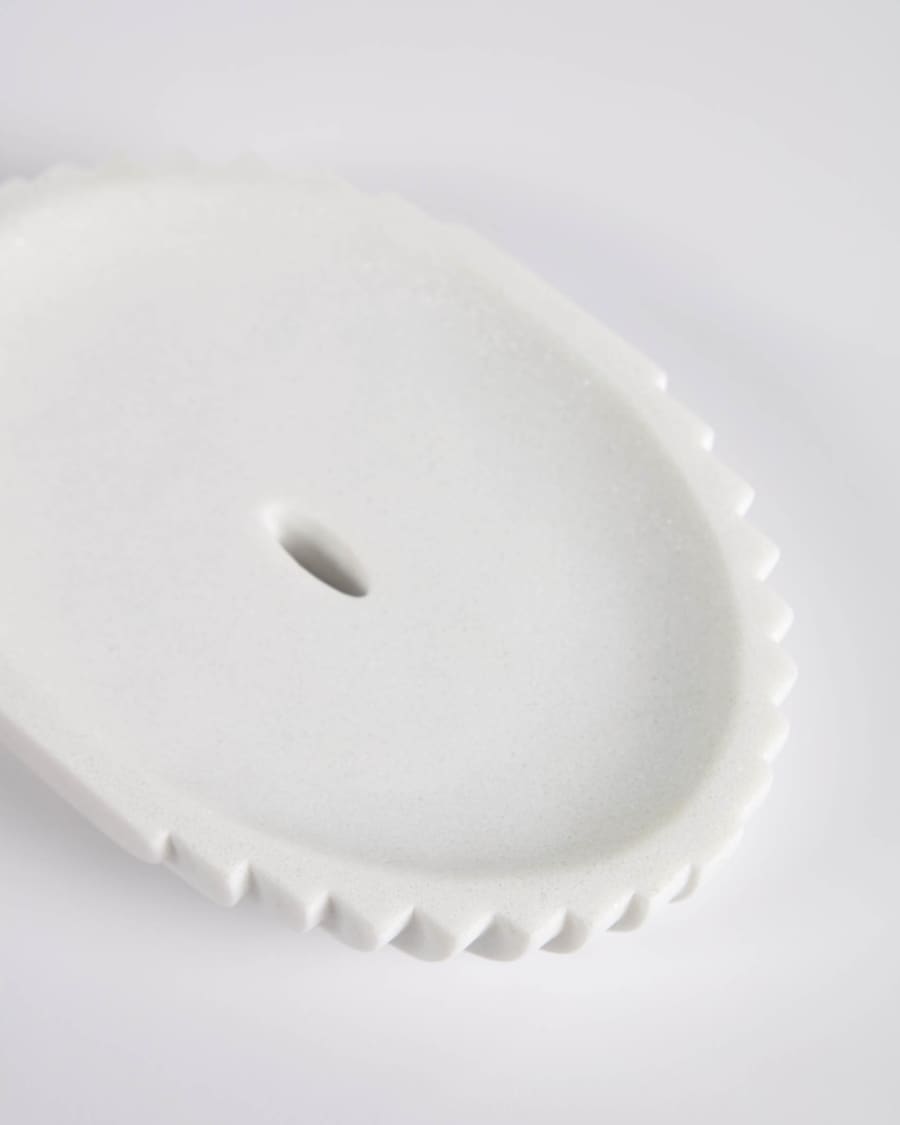 Βάση σαπουνιού Ateneas, λευκή πολυρητίνη