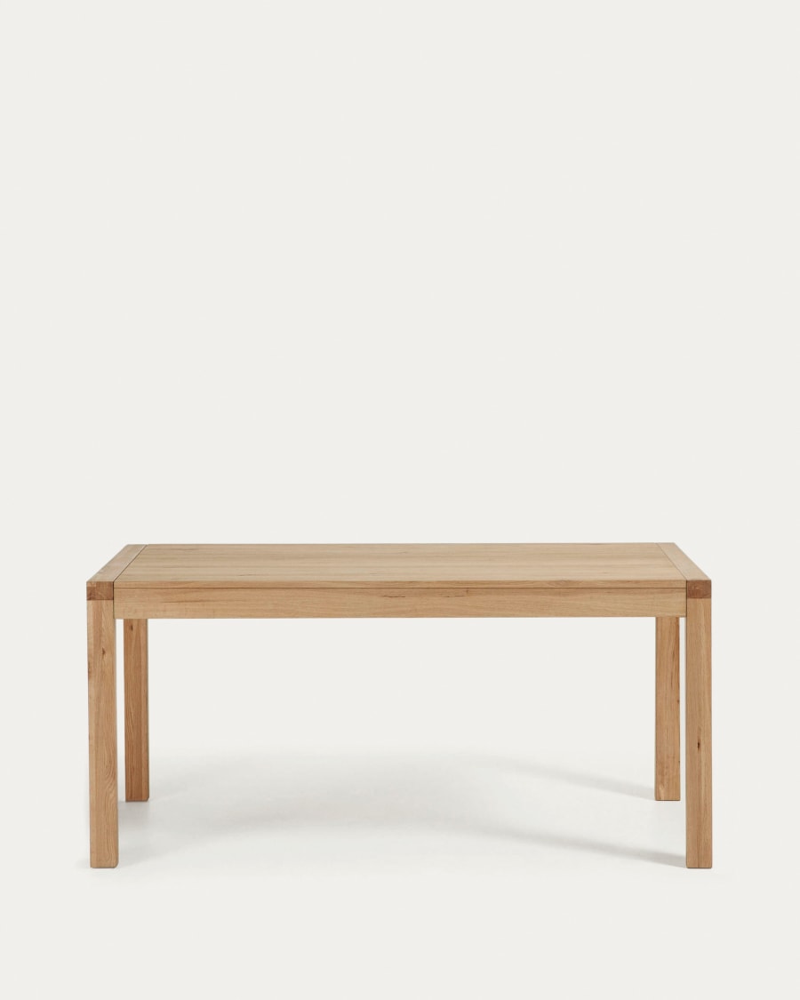 Briva extendable table with a natural oak wood finish, 180 (230) x 90 cm