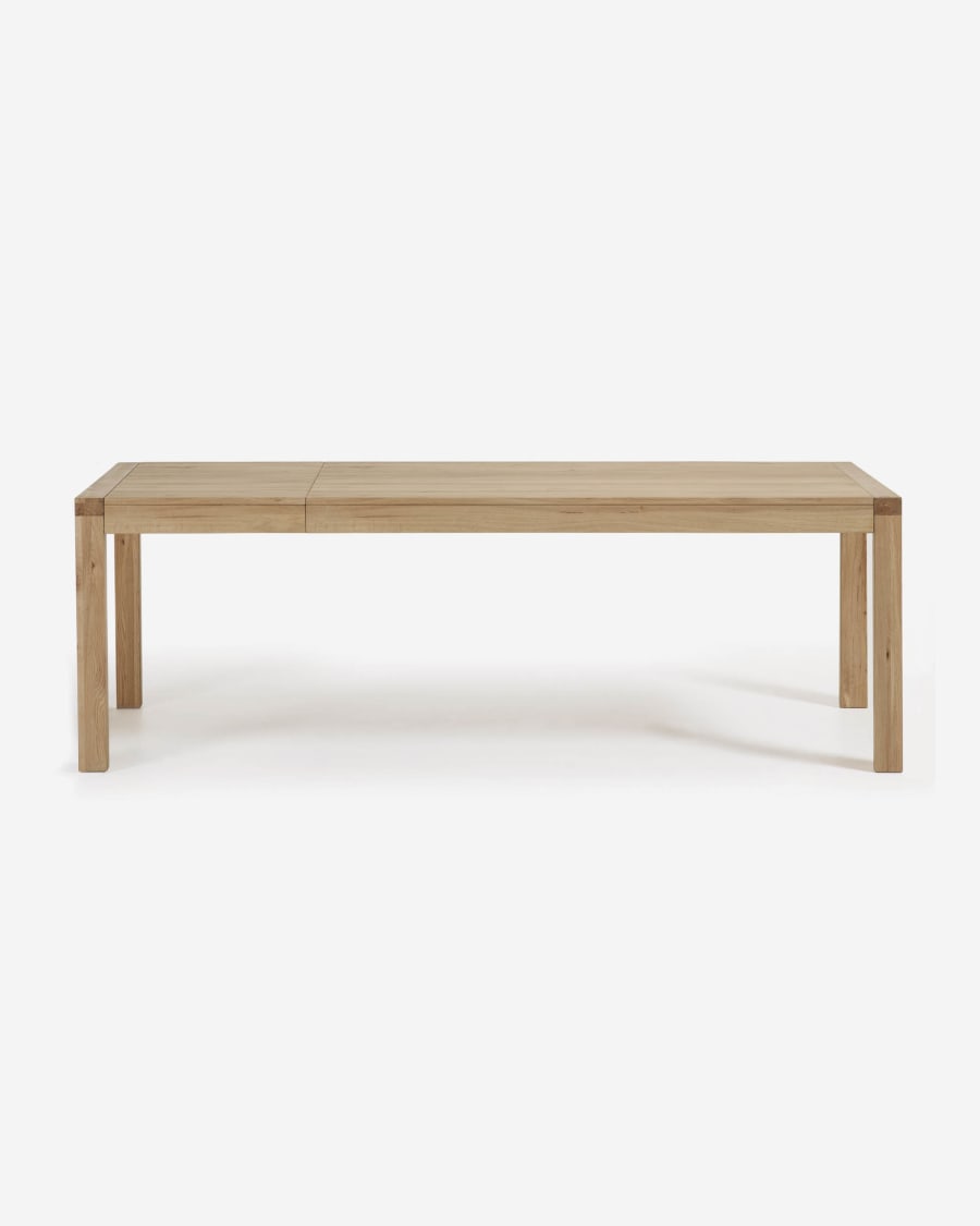 Briva Ausziehtisch aus Eichenfurnier mit natürlichem Finish 200 (280) x 100 cm