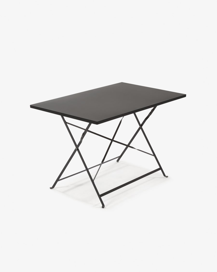 Table rectangulaire Beryl 110 x 70 cm graphite mat