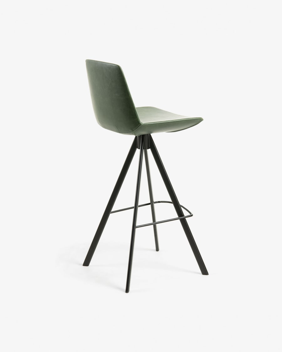 Green Zeva barstool height 65 cm