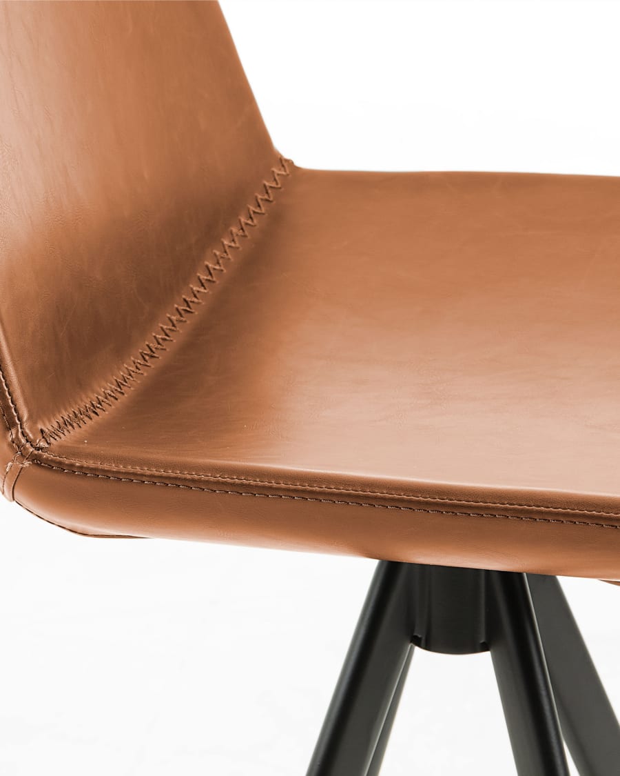 Brown Zeva barstool height 65 cm