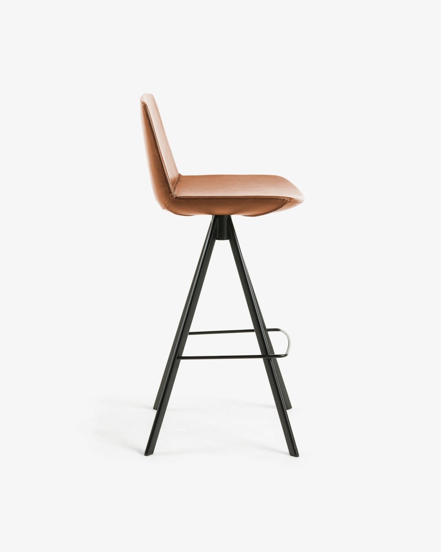 Brown Zeva barstool height 65 cm