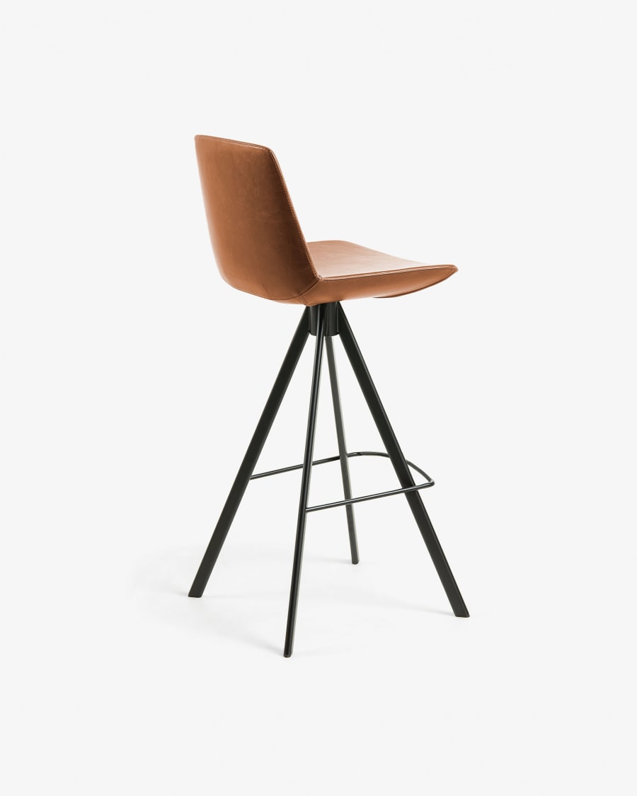 Brown Zeva barstool height 65 cm