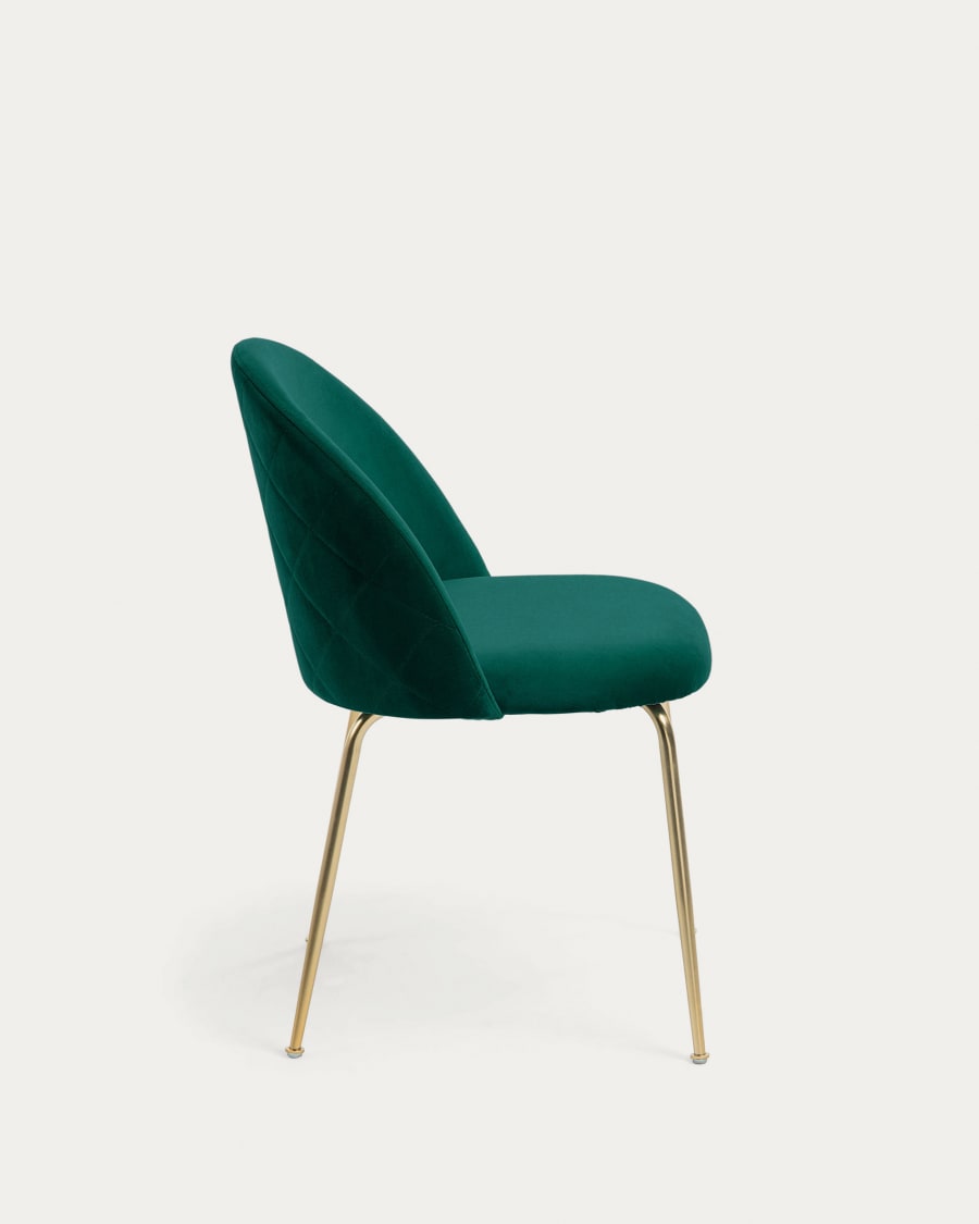 Green velvet Ivonne chair
