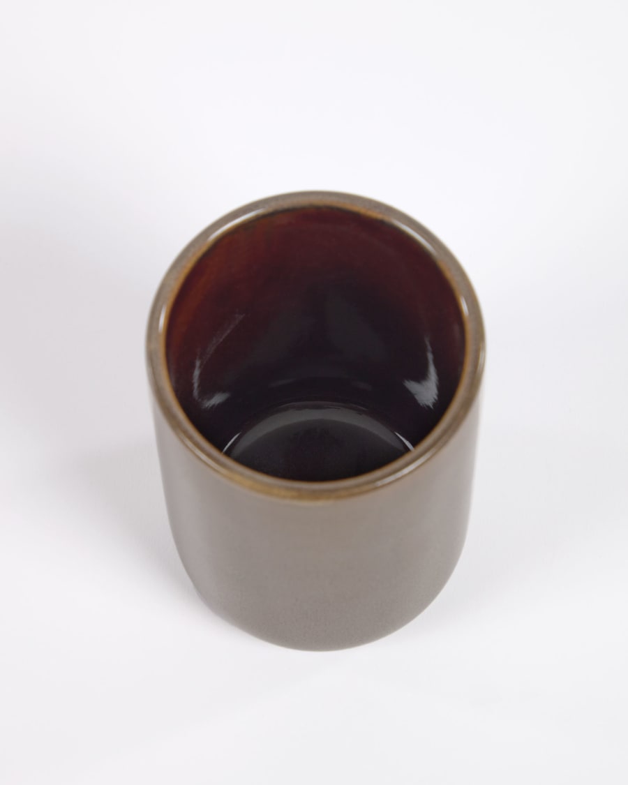 Ποτήρι μπάνιου Berdolina, καφέ κεραμικό