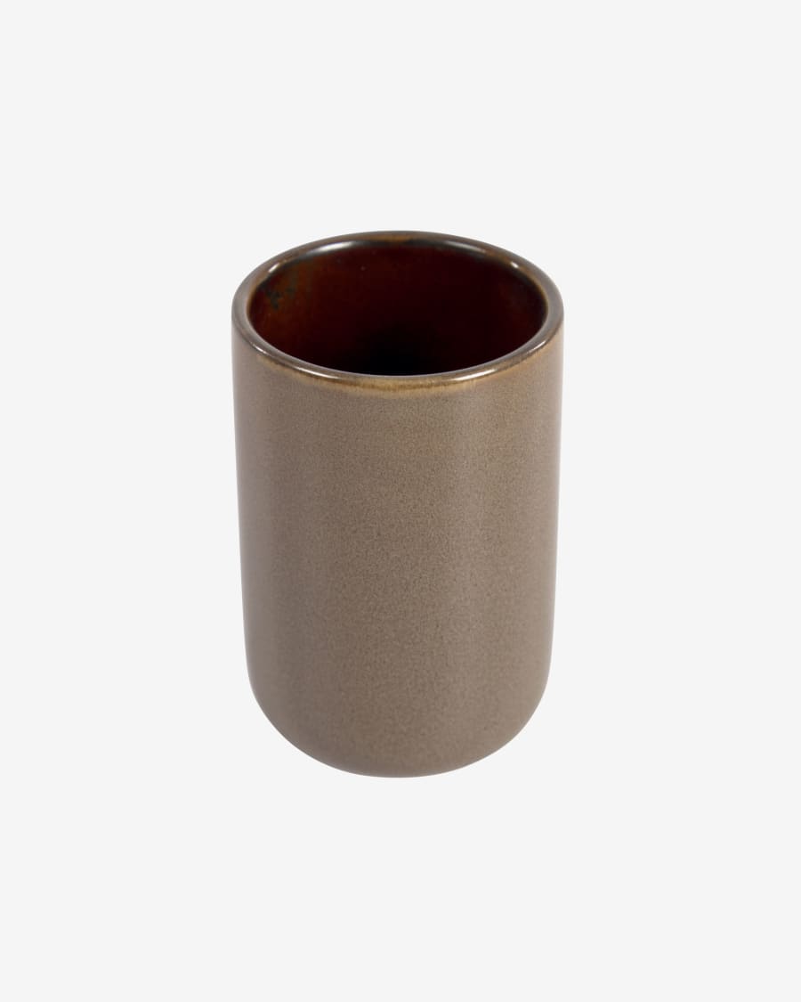 Ποτήρι μπάνιου Berdolina, καφέ κεραμικό