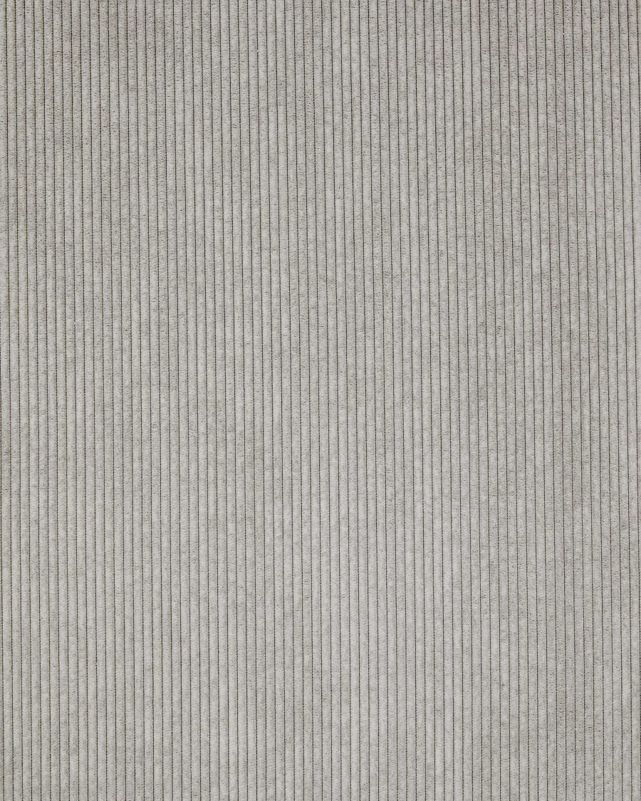 Konna light grey corduroy chair