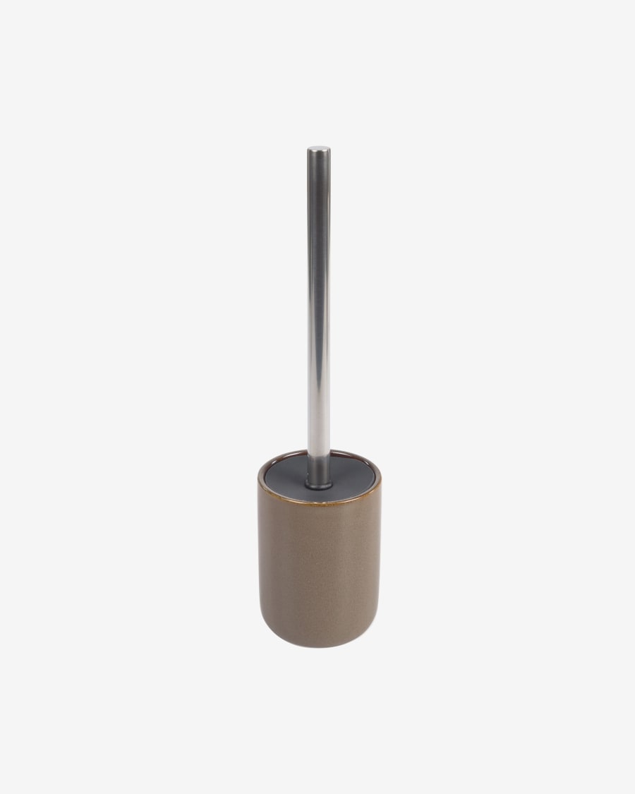 Berdolina brown ceramic toilet brush