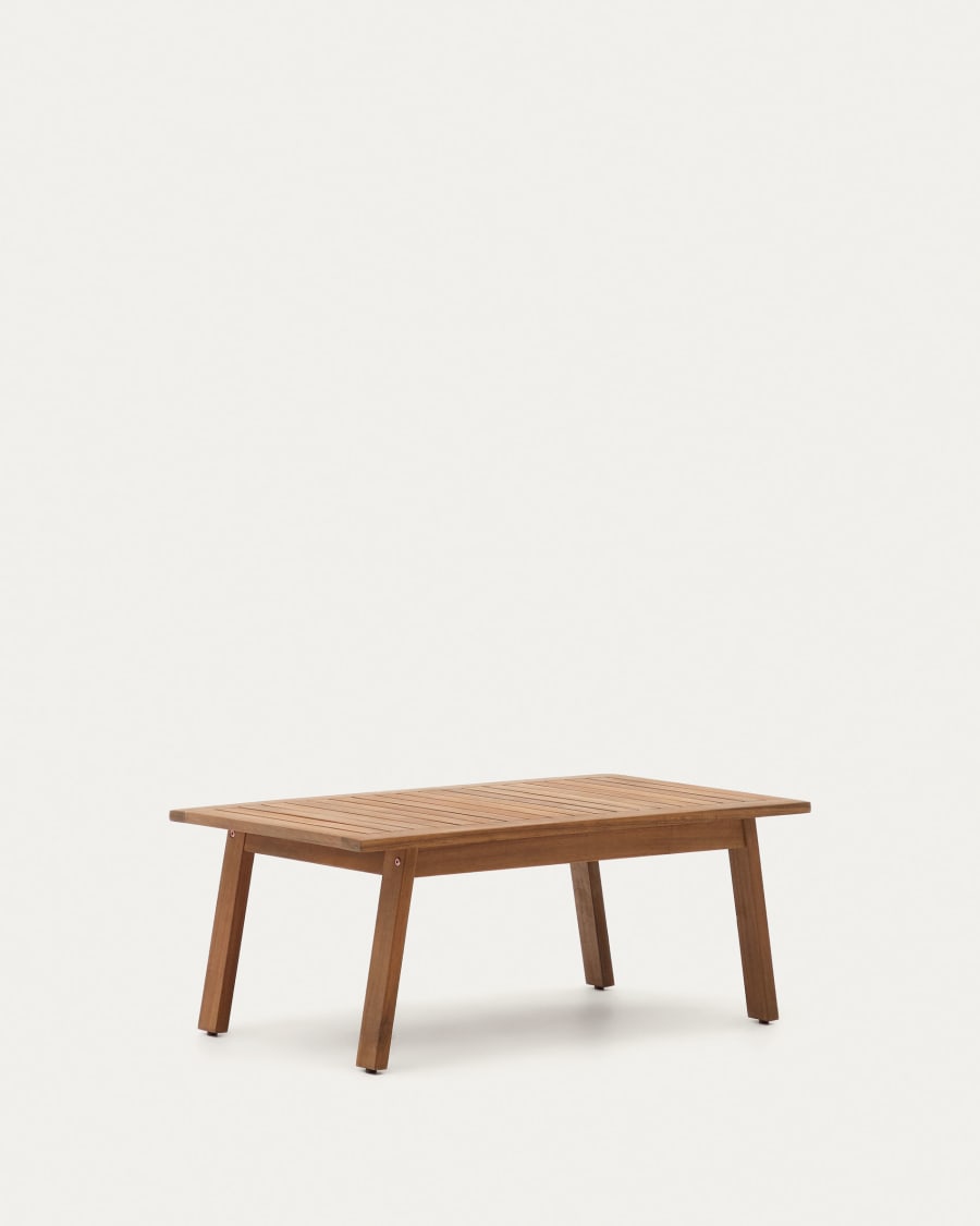 Frares set, 2 seater sofa, 2 armchairs & coffee table, made from solid acacia wood