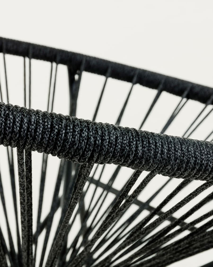 Black Samantha armchair
