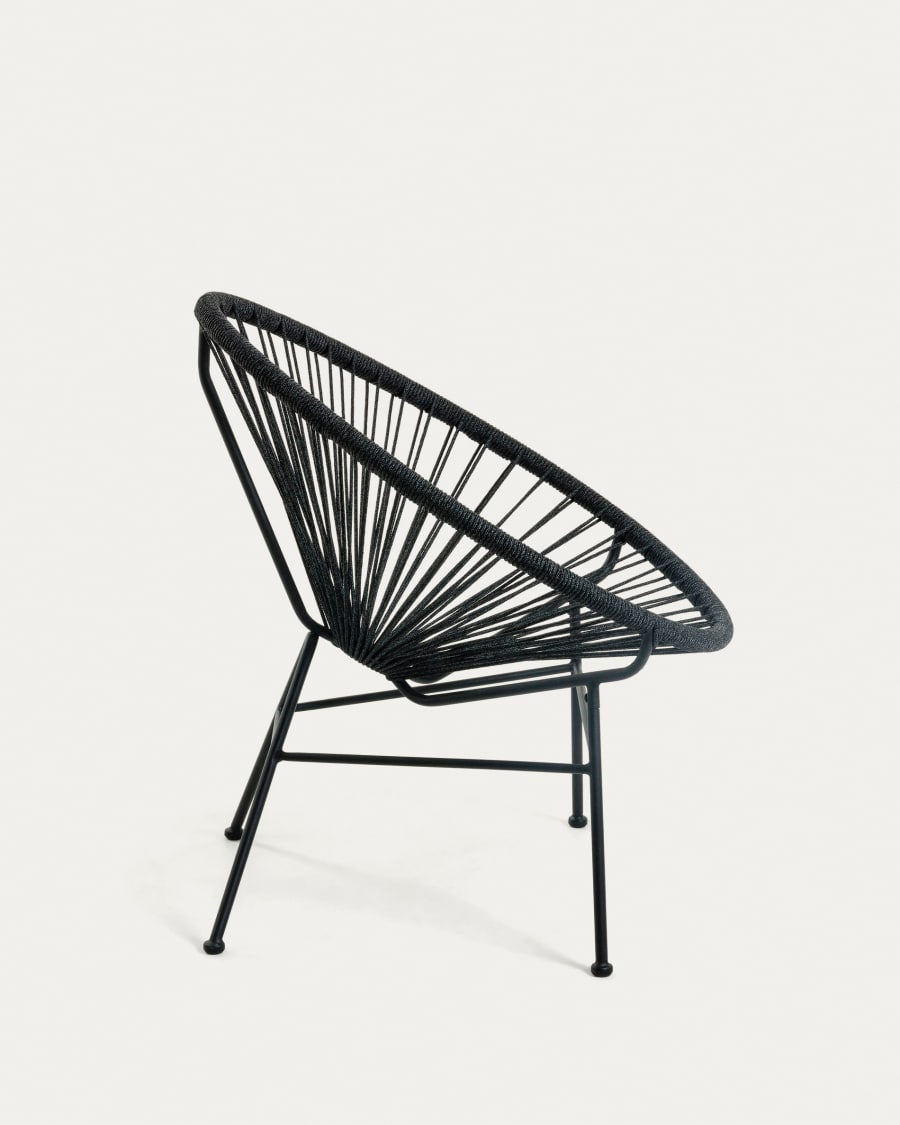 Black Samantha armchair