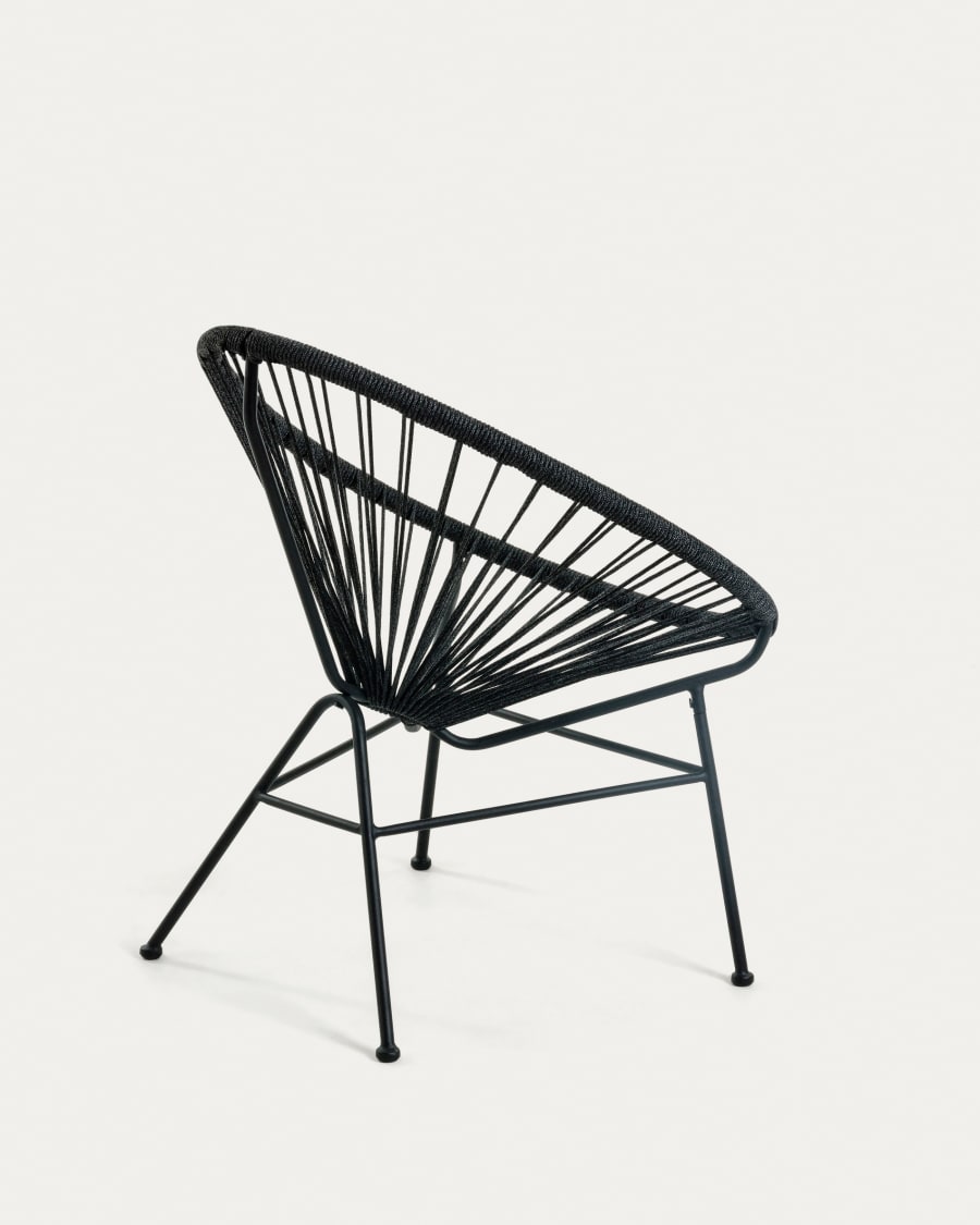 Black Samantha armchair