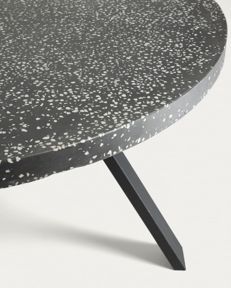 Shanelle black table Ø 120 cm