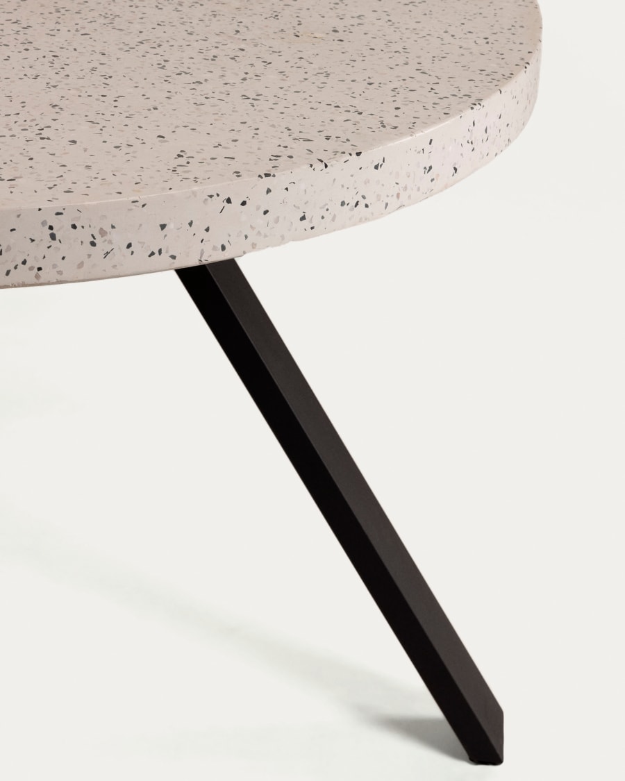 Shanelle white table Ø 120 cm