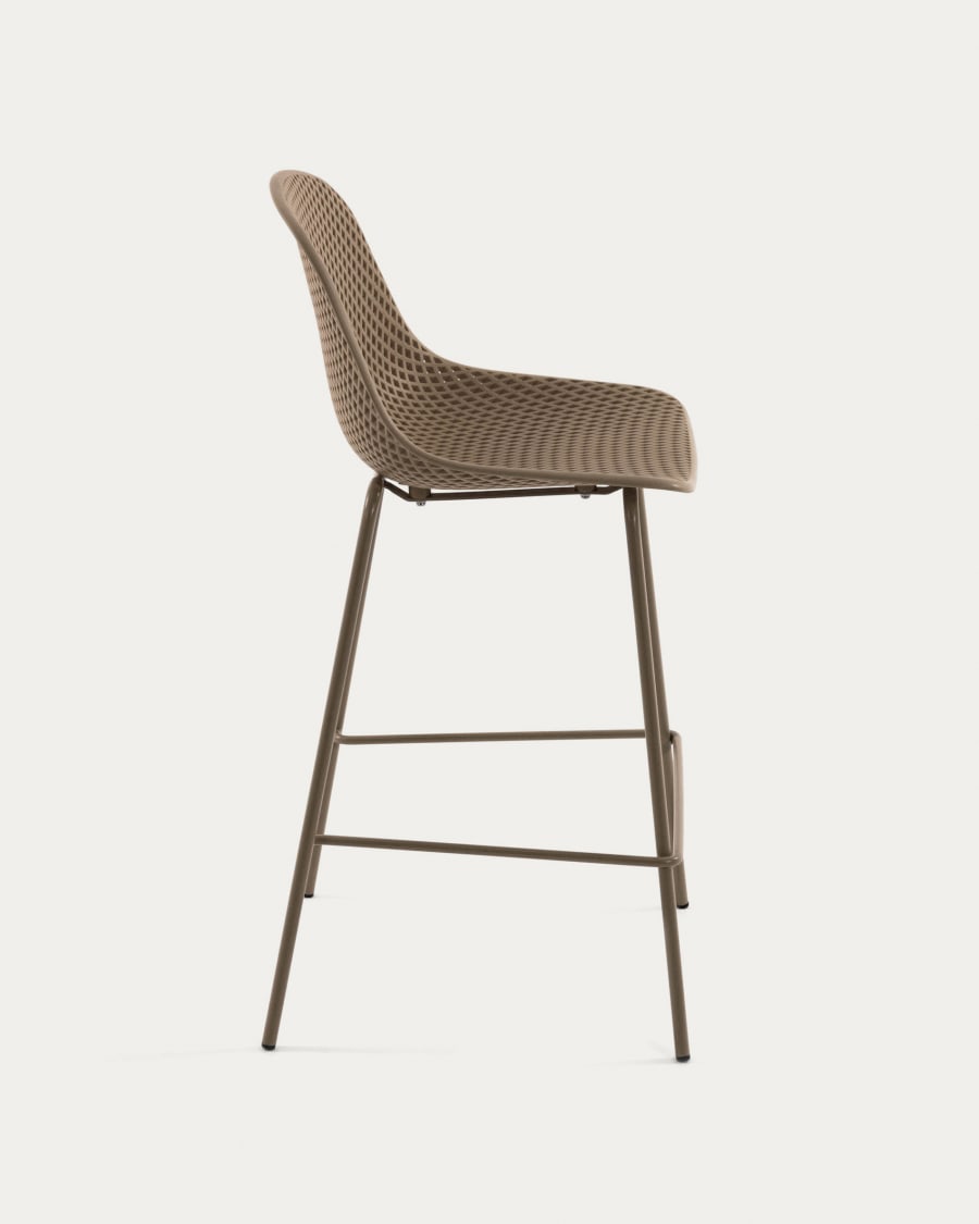 Beige Quinby stool height 75 cm