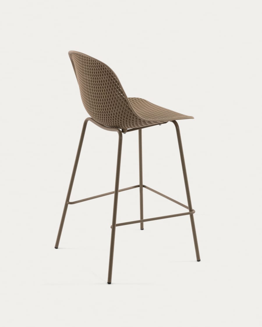 Beige Quinby stool height 75 cm