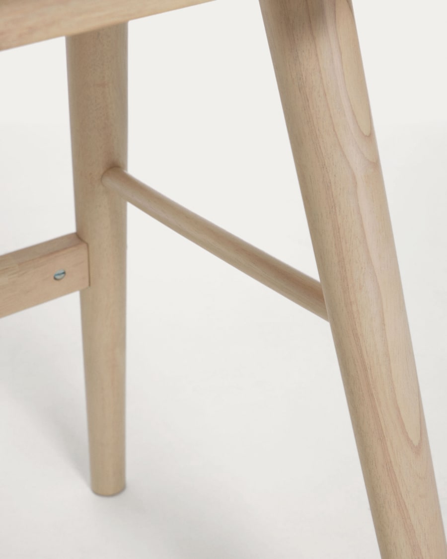 Curie solid rubber wood desk, 120 x 60 cm