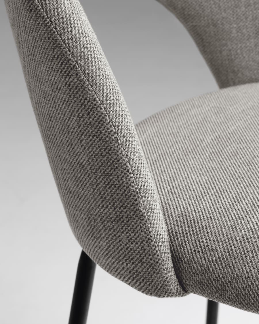 Mahalia light grey stool height 63 cm FSC 100%
