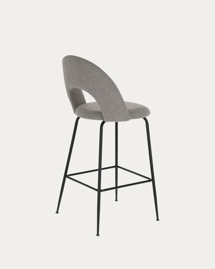 Mahalia light grey stool height 63 cm FSC 100%