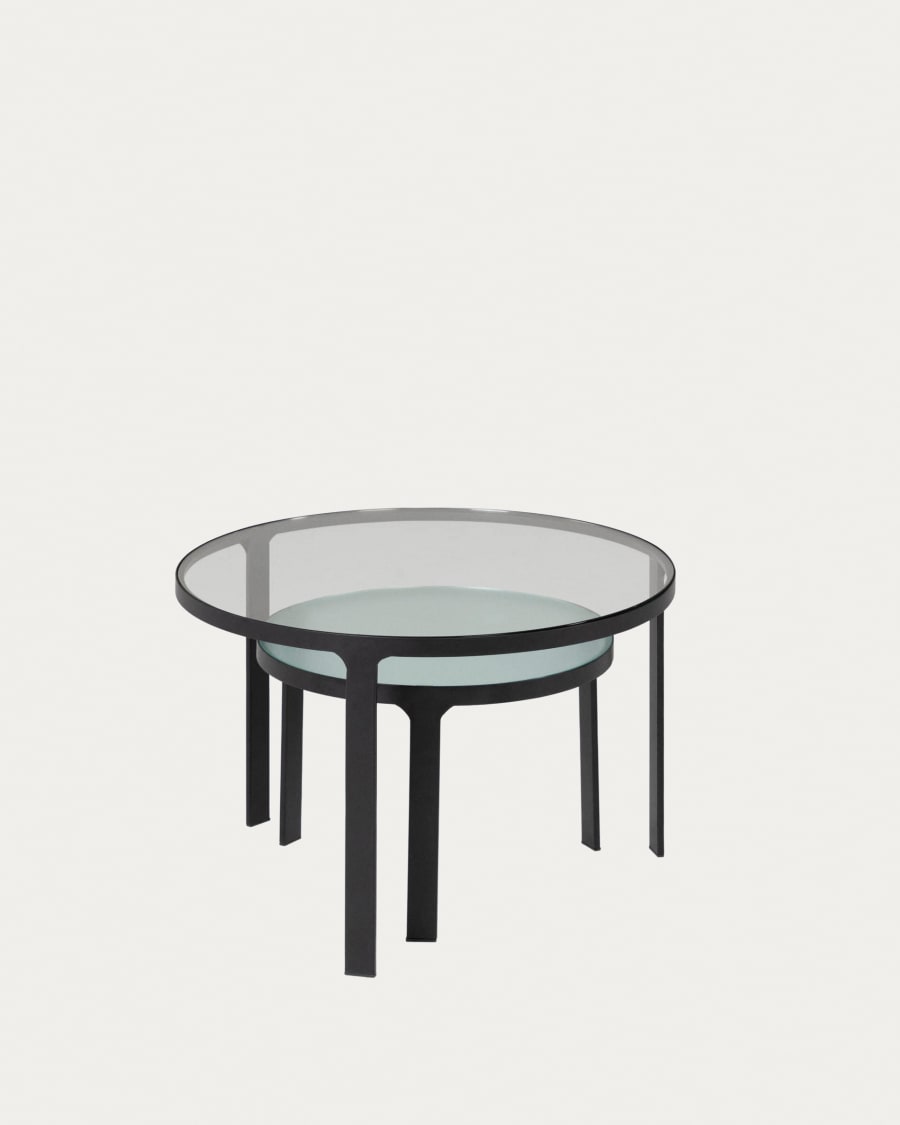 Oni set of 2 side tables Ø 70 cm / Ø 50 cm
