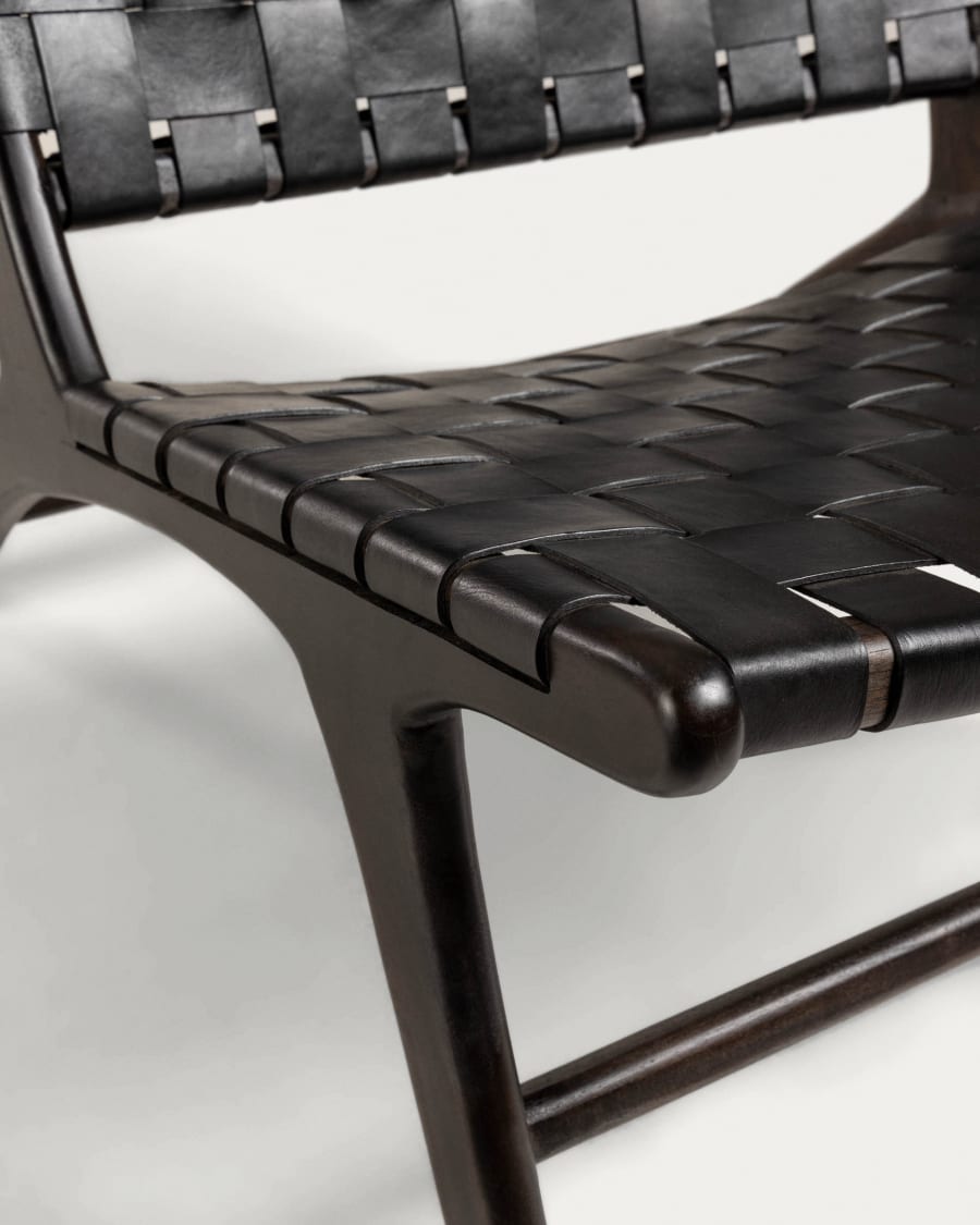 Black Calixta armchair