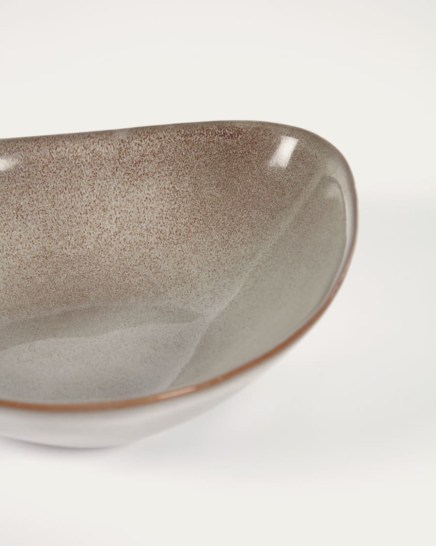 Πιάτο φαγητού Sheilyn, σκούρο καφέ