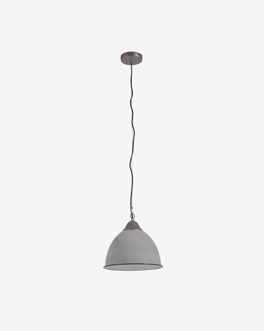Neus Deckenlampe aus Metall mit grauem Finish