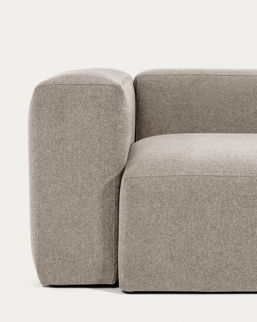 Blok 4 seater corner sofa in beige, 320 x 230 cm / 230 x 320 cm