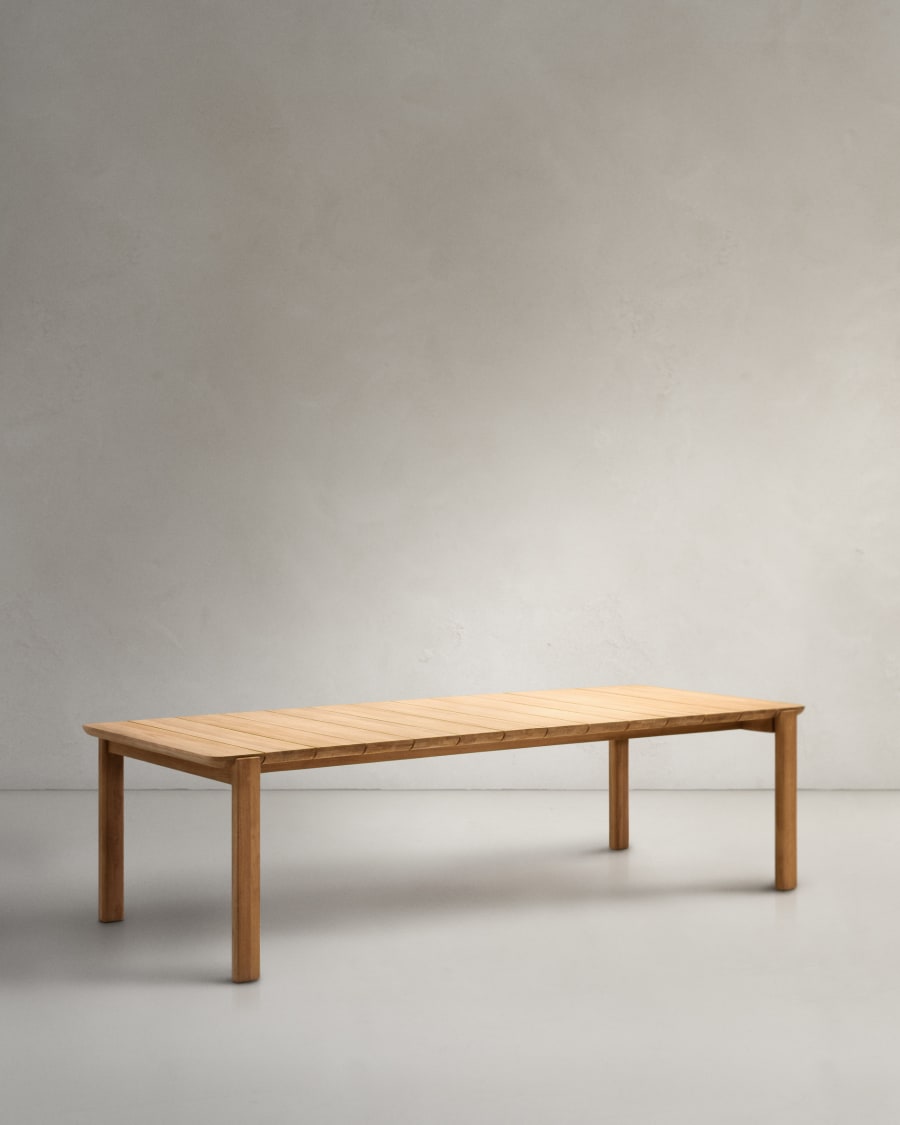 Icaro table made from solid teak wood, 280 x 112 cm, FSC 100%