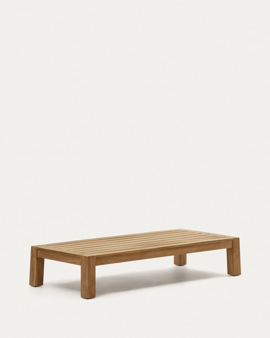 Forcanera coffee table in solid teak, 150 x 71 cm