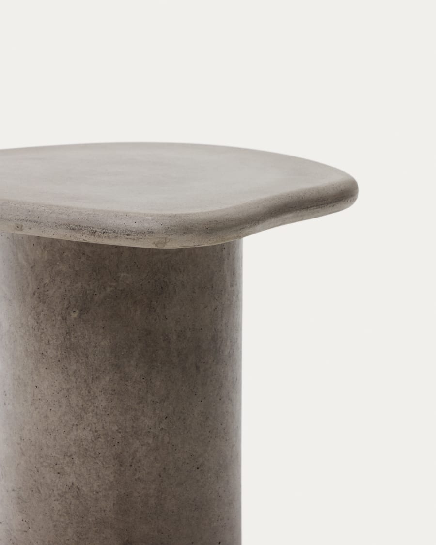 Macarella cement side table, 48 x 47 cm